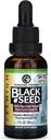Amazing Herbs Premium Black Seed Oil - Cold Pressed Nigella Sativa aids i fordøjelsessygdomme, immunforsvar, hjernefunktion, fælles mobilitet, Gluten Free, Non GMO - 1 Fl Oz