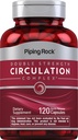 Piping Rock Circulations Supplement: 124; 120 Kapsler: 124; Double Strength Complex: 124; Non- GMO, Gluten Free