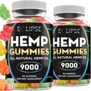 Hamp Gummies - Avanceret Hamp Gummies - Afslappende Gummy med Hamp Oil - 180 Greve
