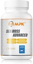 MPK 3000 mg Sea Moss Advanced Ashwagandha, Bladerwrack, Sea Moss Black Seed Oil ashwagandha gingerBurdock Root Sea Moss Black Seed Oil Ashwagandha ingefær (60 kapsler, Kystflavor)
