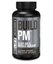 Jacked Factory Build PM Night Time Muscle Builder & Sleep Aid - Post Workout Recovery & Sleep Support Supplement w / VitaCherry Tart Cherry, Ashwagandha, & Melatonin - 60 Natural Veggie Pills