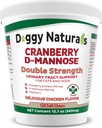 Cranberry D- Mannose for hunde og katte Urinary Tract Infektion Support Forhindrer og eliminerer UTI, Bstige Infektion Nyrestøtte 11.4 oz (Dobbelt styrke Soft Chew, 120 Soft Chew)