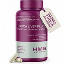 TUDCA lever Plus +, leverstøtte supplement til lever rense med mælk tidsel frø ekstrakt, vitamin B12, Folate, Tudca bile salt supplement (Tauroursodeoxycholsyre), 60 kapsler, 1 måned Supply