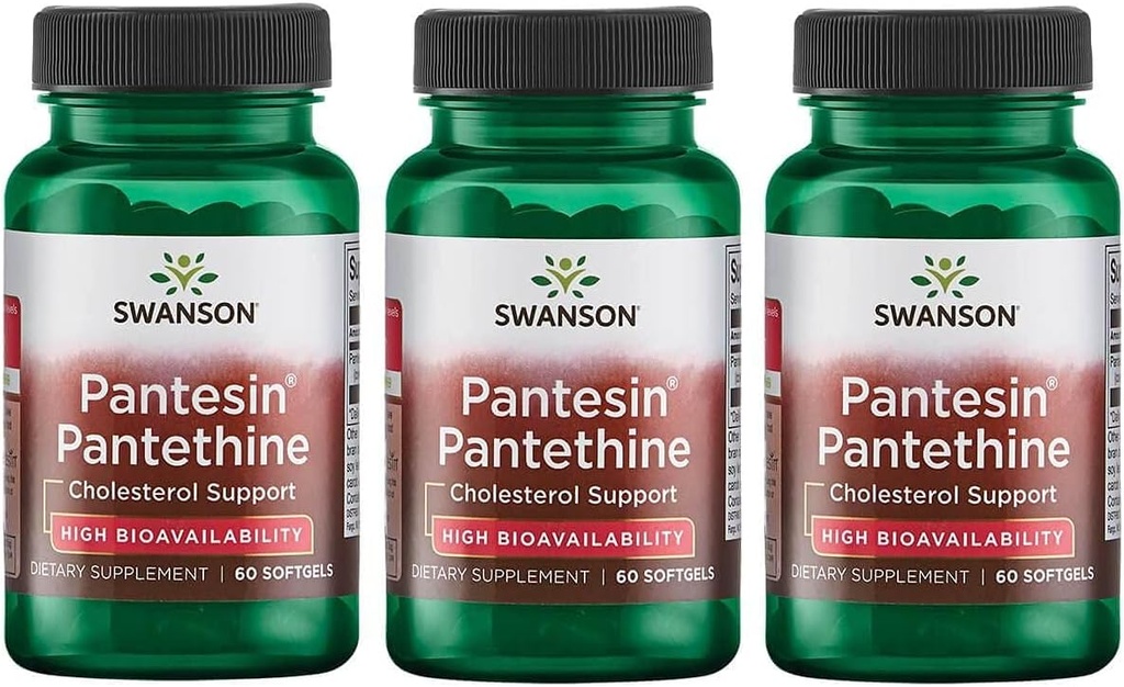 Swanson Ultra Pantesin Pantethine 300 mg 60 Softels (pakning med 3)