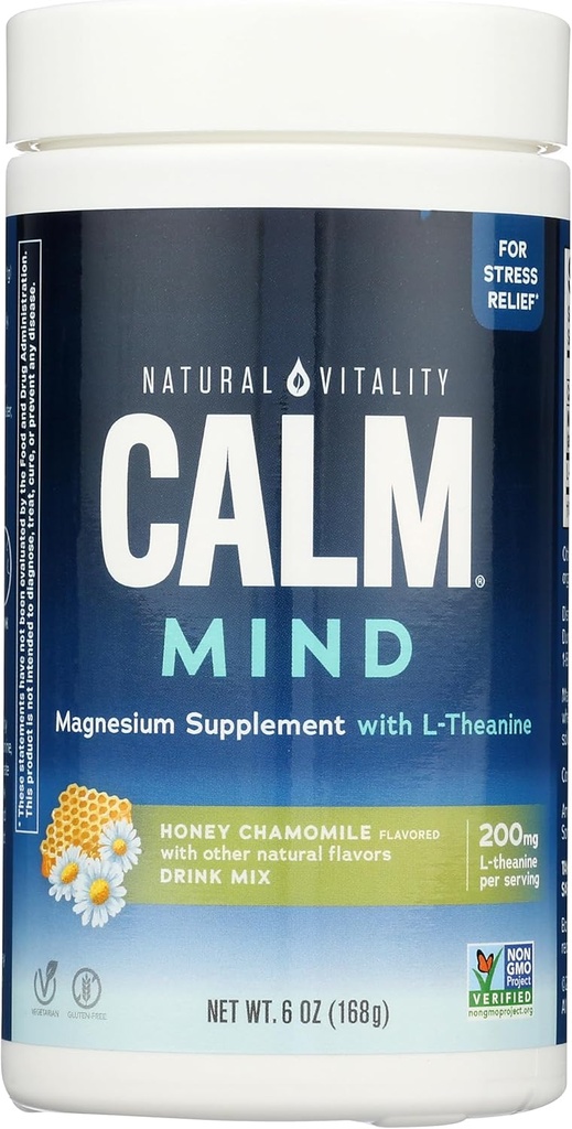 Natural Vitality Honey Chamomile Calm Mind, 6 OZ