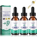 ECONROB 3 Pack Cortexi Tinnitus Treatment, [1x30ML] Cortexi Hearing Support Drops, Cortexi Advanced Formel Drops for Ear Health