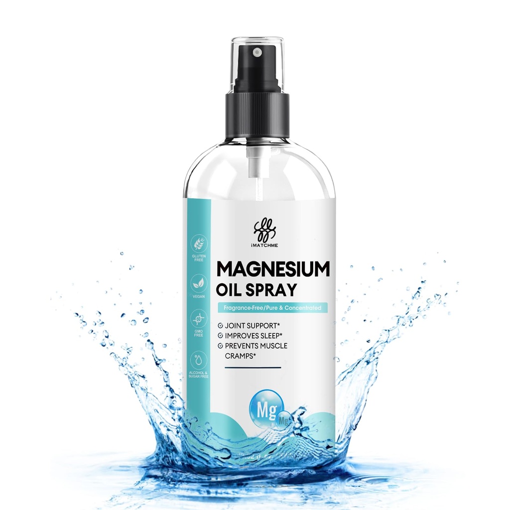 Magnesium Oil Spray - Familie Size13.19 oz Magnesium Oil for Feet & Body -Pure, Toksisk - Leg kramper, fælles sundhed & søvn støtte, Nourish hud & hår - naturlige, gamle mineraler