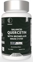 500mg Quercetin med bromelain kapsler: Respiratory Support Non- GRO- 124; Gluten Free Memories 124; Understøtter total sundhed og velvære (60 kapsler)