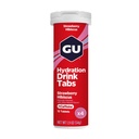 GU Energy Hydration Drink Tabs, Electrolyte Drink Tablets with Potassium, Strawberry Hibiscus - 48 Servings