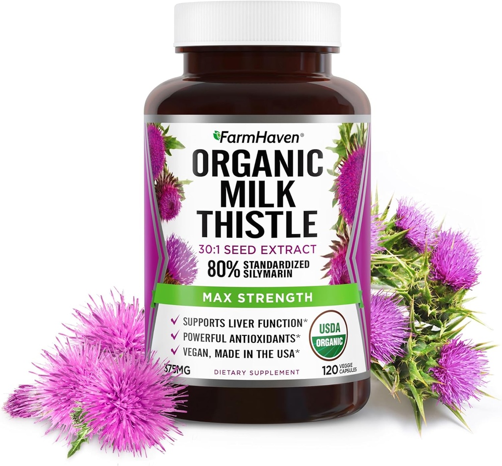 FarmHaven Pure Milk Thistle, Thistle Milk Supplements, Thistle Milk Seeds, Milk Thistle Supplements Kapsler, Milk Thistle Powder Form, Milk Thistle Kapsler