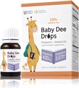 BabyDee Drops Probiotika (3,5 milliarder CFU) + D3- vitamin (400 IE)