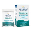 Nordic Naturals Nordic Flora Probiotic Maximum Care, 30 Kapsler, 11 Probiotiske Strops til daglig immun- og fordøjelsesstøtte, Vegan, 30 Servere