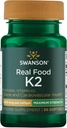 Swanson Maksimal styrke Vitamin K2 (Menaquinone- 7) -Vitamin supplement støtte cardiovaskulær og bone health- Lavet af japansk Nato til at hjælpe Regulere Calcium (30 Softgels, 200mcg Hver)