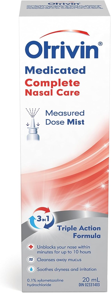 Otrivin Medicated Complete Nasal Care (Spray) (Measured Dose Mist)