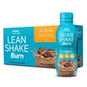 GNC Lean Shake Burn With Coffein, Meal Erstatning, Chokolade Mocha, 25g Protein, Clinically Proven Weight Management, Klar til at drikke, Nul Tilføjet Sukker, 14 oz flasker, pakke med 12