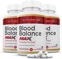 Begrundede laboratorier (3 Pack blodbalance Max 1295MG formel supplement piller 180 kapsler