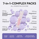 JustCall pulveriseret drik mix - stress Relief Balancerede Cortisol Niveauer Afslapning & bedre søvn - Med Magnesium, D-vitamin, Valerian Root, Tyrosine, GABA & Shoden ® Ashwagandha - Non- GMO - 10 Ct