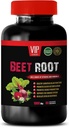 superfood Beet Root Supplement - Beet Root 1000 MG - Beet Root Nitroxide Supplement, Beet Root Pills, Beet Root Vitaminer, Immunsystemet Support, Beet Vitaminer, Beet Root Supplement, 1 Bot 60 Tabs