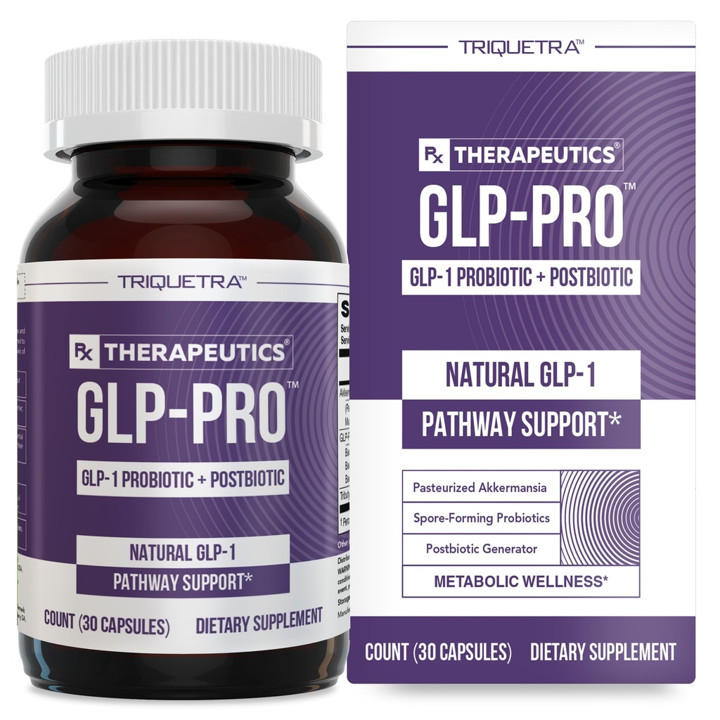 GLP- Pro ™: Probiotisk & Postbiotisk Blend for Natural GLP-1 Support - Akermansia Muct ™, ButyraGen ® Butyrate Generator & Spore Bacillus - Sund Appetit, SCFA & Metabolic Balance - 30 Greve