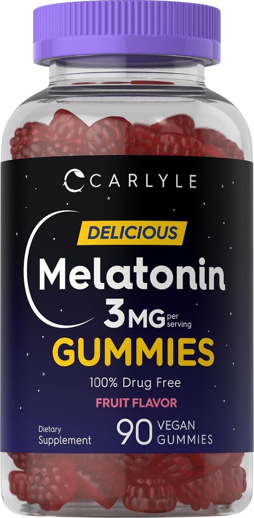 Carlyle Melatonin Gummies 3 mg