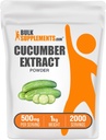 BulkSupplements.com Cuckumber Extract Powder - Cuckumber Supplement, for Hydration - Vegan & Gluten Free, 500mg per Serving, 1kg (2,2 lbs) (Pack of 1)