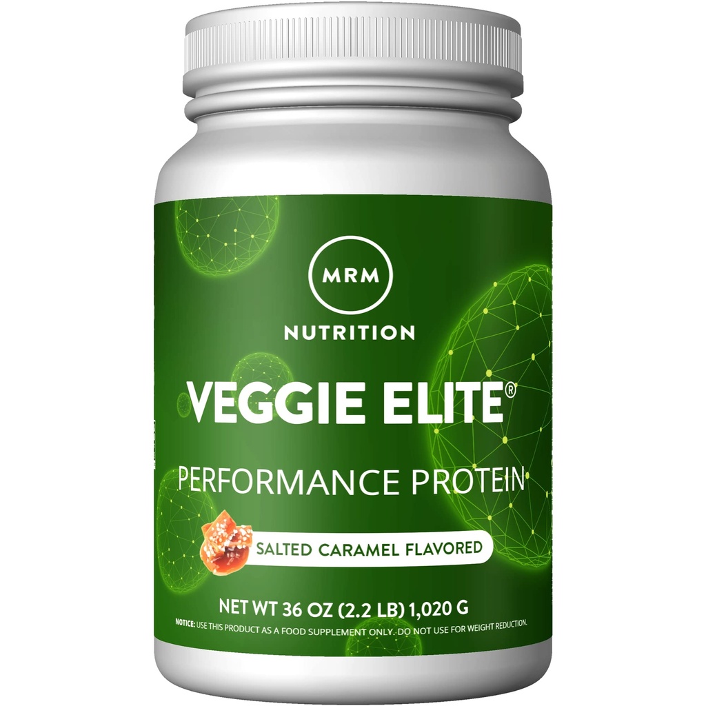 MRM Nutrition Veggie Elite Performance Protein Note 124; Saltet Caramel Flavored