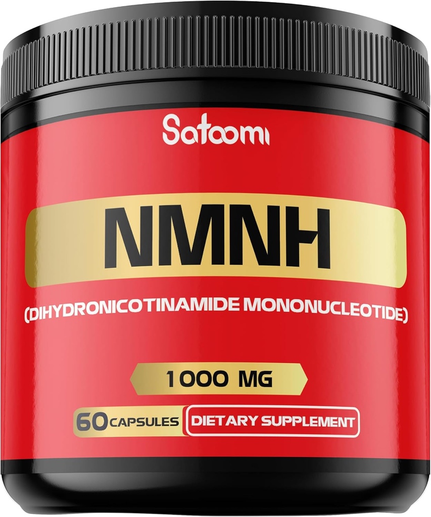 NMNH (Dihydronicotinamid Mononucleotid) - NMN Supplement Alternativ - 1000 mg per Serving NAD supplement til støtte NAD - 60 kapsler - 30 dages forsyning
