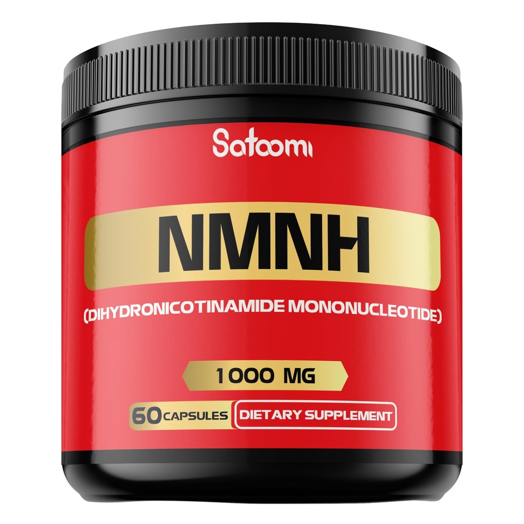 NMNH (Dihydronicotinamid Mononucleotid) - NMN Supplement Alternativ - 1000 mg per Serving NAD supplement til støtte NAD - 60 kapsler - 30 dages forsyning