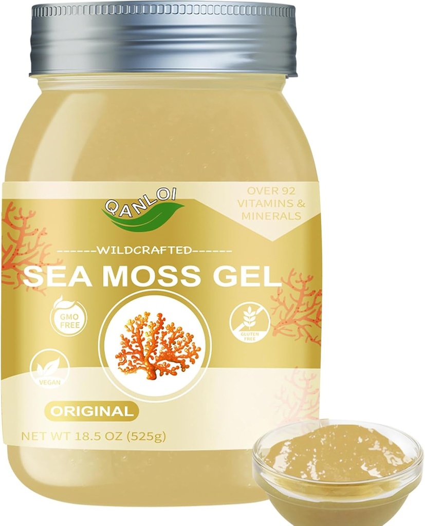 Sea Moss Advanced Superfood- Sea Moss Supplement- Gut Health- 18.5OZ Natural Sea Moss Gel