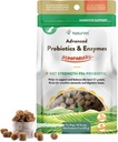 NaturVet Scoopables Avancerede Probiotika til Hunde - Chewable Hund Probiotika & fordøjelsesenzymer - Support en sund Gut til din Pet - Hickory røget Bacon Flavor Buddy 124; 11oz Bag