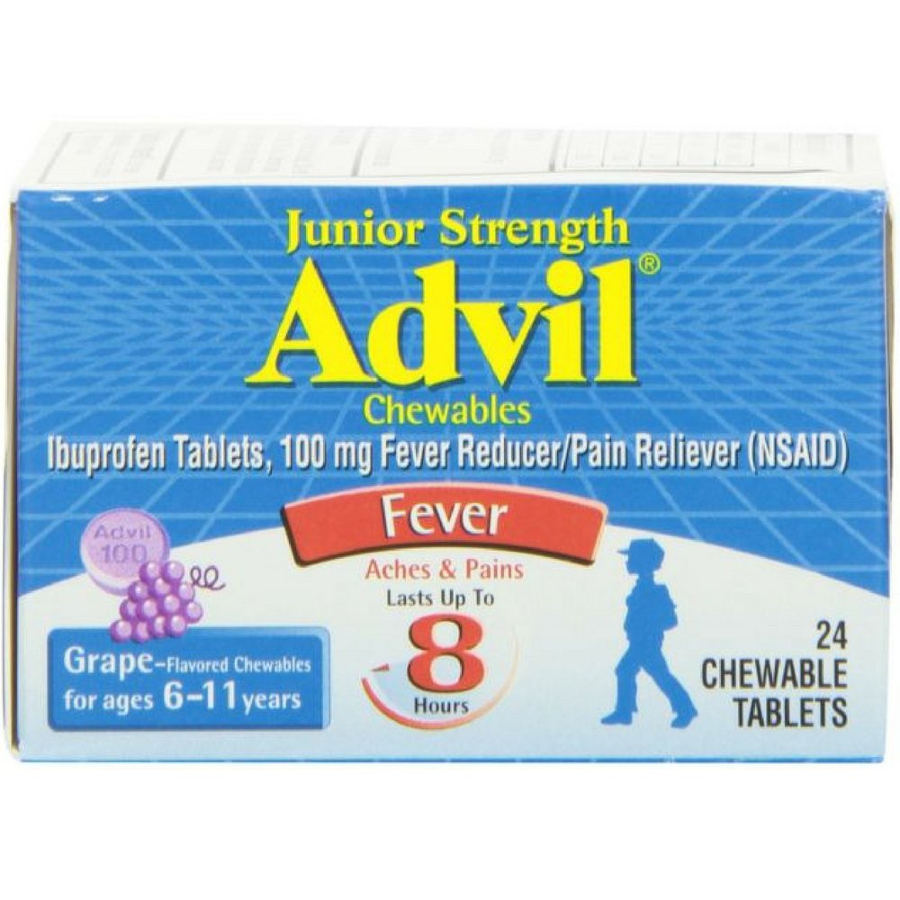Advil Junior Strength Pain Reliever - 24 tyggetabletter