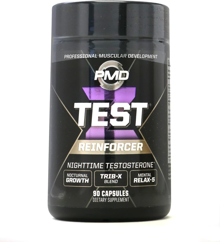 PMD Sports Z- Test Nighttime Testosteron Support - Sleep Inducer og Afslapning for maksimal anabolske effekt - Forbedre muskel inddrivelse, øge muskelvækst - 90 kapsler
