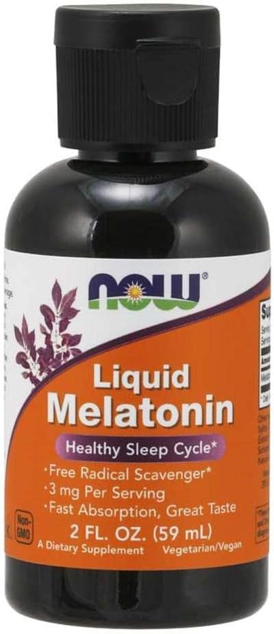 Nu fødevarer flydende Melatonin, 2 Fl Oz, pakke med 2 (Packaging May Vary)