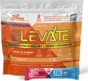 Ægte Ketoner MCT & BHB Eksogene Ketoner Drink Mix Pakker Elevate Keto Electrolytes Powder Pakker Ingen Sukker med 4 Main Electrolytes Plus Hydrating Proprietary Keto BHB - 30 Pack Orange