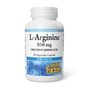 Naturlige faktorer - L- arginin, understøtter muskelmetabolisme, 90 vegetariske kapsler