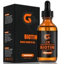 2X Koncentration Biotin Beard Growth Oil for mænd - Leave-In Conditioner & Softtener - Fugtighedscreme, Thickens, Styrker & fremmer Ansigtshårvækst - Økologisk Argan & Jojoba Oil - 2fl. Oz