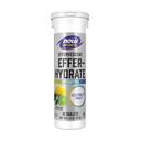 Now Foods Sports Nutrition, Effervescent Effer- Hydrate, Electrolyte Supplement, Recovery *, Lemon Lime, 10 tabletter