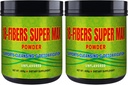 FIBRA 18 Super MAX pulver (18 fibre) - 400g - Kosttilskud - Understøtter oprydning og afgiftning, Unflavored (2 pakke)