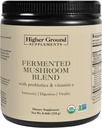 Gæret champignon Blend 124; fra 6 Premium Grown champignon; Prebiotika, fibre, og C-vitamin for Immunitet Blend 124; Non- GMO Blend 124; Gluten- Free