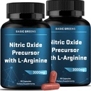 L- Arginin 3000mg nitrogenoxid supplement til mænd og kvinder - Non- GMO Vegan kapsler med Beet Root til cirkulation, Endurance, energi, Stamina, ydeevne og træning support - 90 Caps