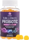 Probiotiske gummier 5 Millioner CFU - Daglig Probiotisk Gummy supplement til kvinder, Mænd & Teens - Naturlig fordøjelsessundhed, "God" Gut & Immunstøtte med 6 Pro Biotiske Strops - Orange Flavor - 60 Greve