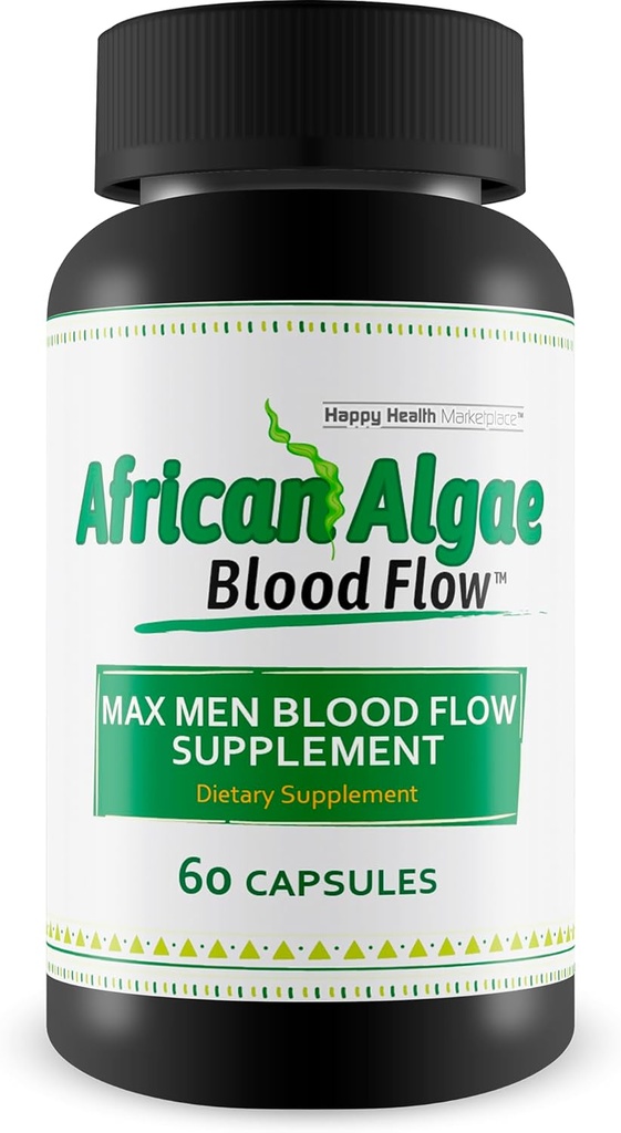 African Alger Blood Flow - vores bedste cirkulation supplement - bedre blodcirkulation kosttilskud - Body Circulation Support - Max Mænd Blood Flow Supplement piller - Avancerede blod Flow kapsler