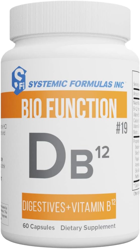 Systemiske formler DB12 Digest VIT. B12 - Digestives + vitamin B12. B12 Formel med forbedret B12 Absorption.