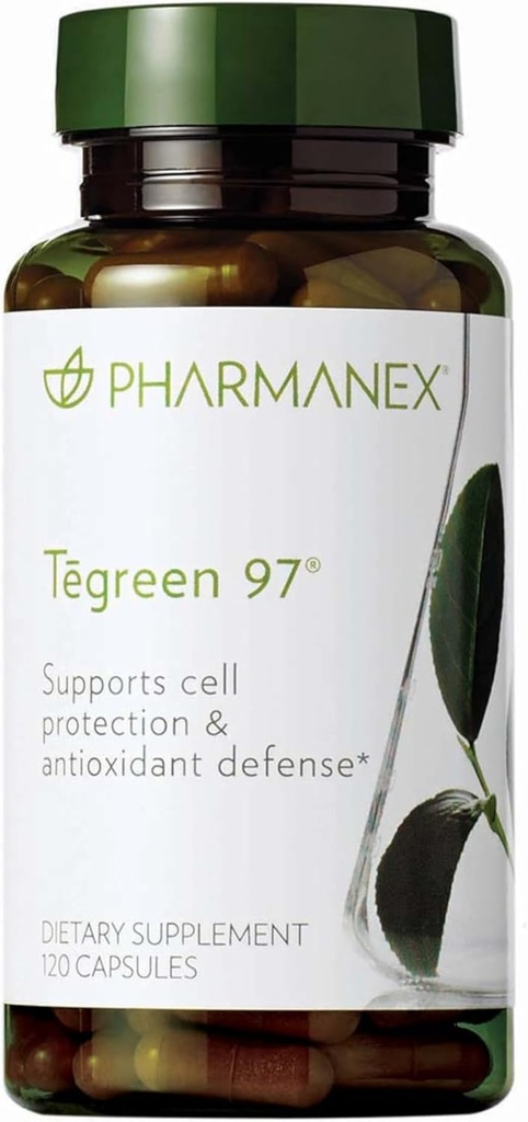 Nu Skin Pharmanex Tegreen 97 Cell Protection Note 124; 120 Tælling Note 124; Antioxidant Support for Sund Cell Funktion