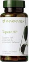 Nu Skin Pharmanex Tegreen 97 Cell Protection Note 124; 120 Tælling Note 124; Antioxidant Support for Sund Cell Funktion