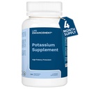 Life Enhancement High Absorption Kalium supplement til muskel, hjerne & ben sundhed - Ingen tilsætningsstoffer høj potens Elemental Kalium supplement er lavet i USA (240 kapsler - 120 Servere)