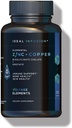 Spændingselementer Zink Bisglycinate + Oroter 245mg med kobberchelat: Muskel & Hud Sundhed, Hormonbalance - Elemental Zink 50mg (100 Servere) Vegan