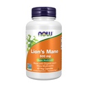 Now Foods Supplements, Lions Mane 500 mg, Super Mushroom, Lavet med Organic Lions Mane Mushrooms, 60 Veg kapsler