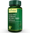 Natrition Aloe Vera Gel Extract Kapsler med Soybean Dietary Fiber - Bedste Intestinal Rengøring supplement - Forbedre fordøjelse og obstipation Relief - 80 Kapsler