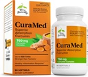 Terry naturligt CuraMed 750mg - Antioxidant supplement til hjerne & hjerte sundhed support - Kosttilskud med høj-potens Curcumin kompleks - Nyre, lever & immunforsvar support - 90 Softgels
